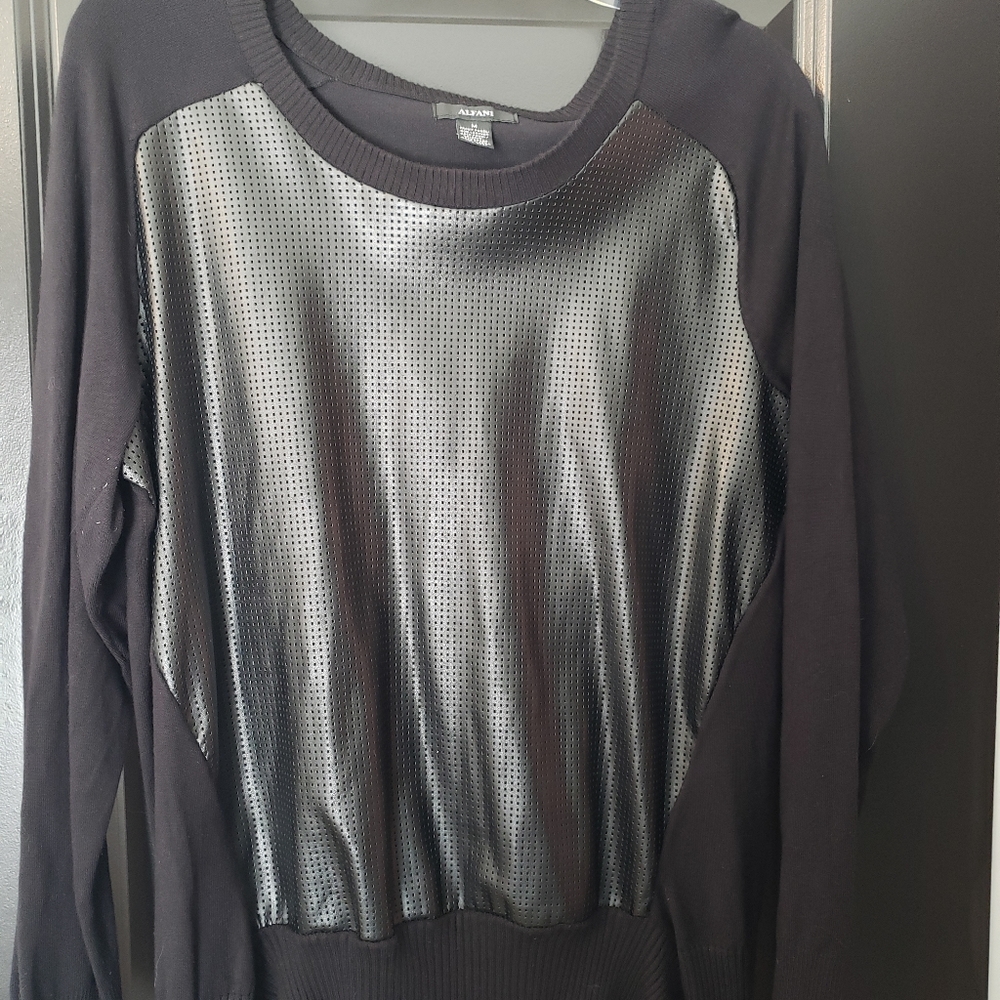 Alfani Mixed Media Sweater